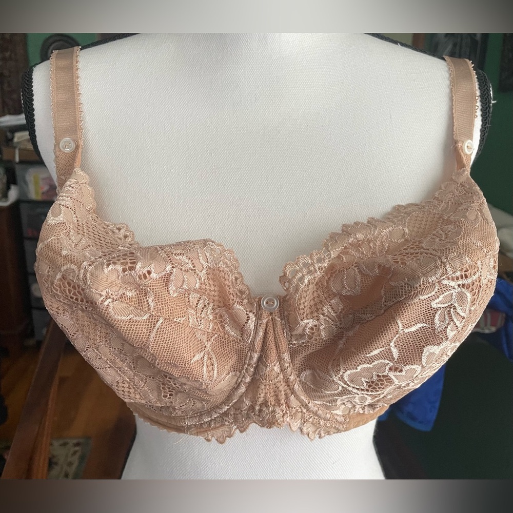 EUC 70GG Ewa Michalak BM Deser Nugatowy Beige Stretch Polish Bra